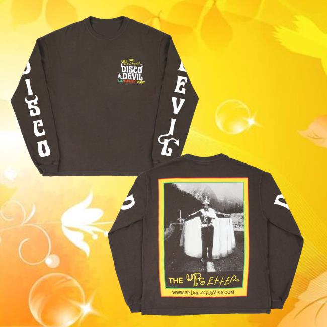Online Ceramics Store Merch Disco Devil Vintage Brown Long Sleeve Online Ceramics Store Merch Disco Devil Vintage Brown Long Sleeve