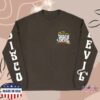 Online Ceramics Store Merch Disco Devil Vintage Brown Long Sleeve