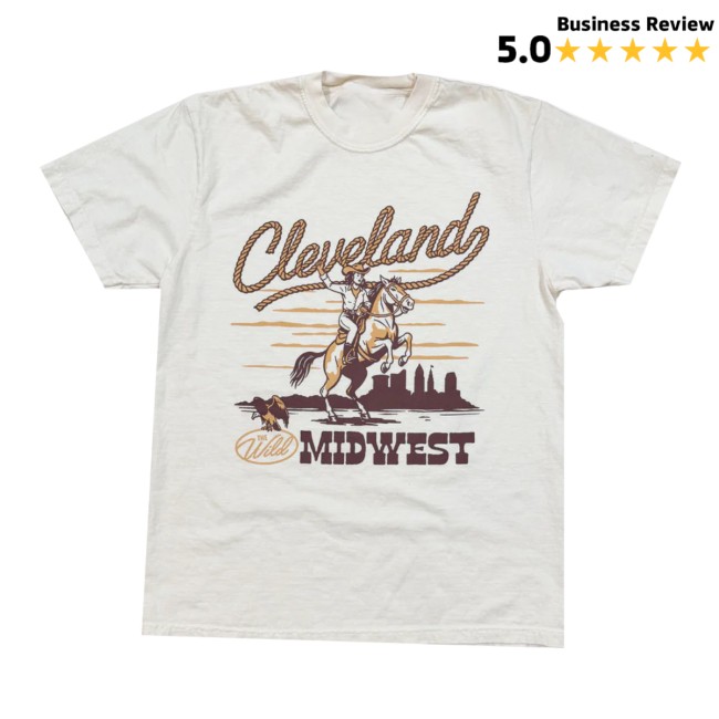 Cle Clothing Co Store Merch Cleveland Wild Midwest Cowgirl Crew T-Shirt Cle Clothing Co Store Merch Cleveland Wild Midwest Cowgirl Crew T-Shirt