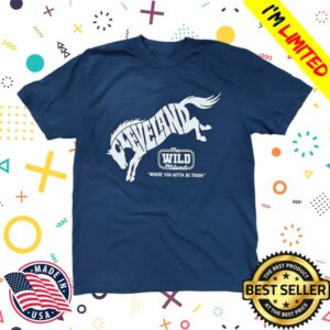 Cle Clothing Co Store Merch Cleveland Wild Midwest Bronco Crew T-Shirt