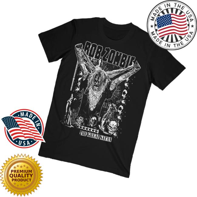 Rob Zombie Shop Merch Store The Great Satan Rob Tee Rob Zombie Shop Merch Store The Great Satan Rob Tee