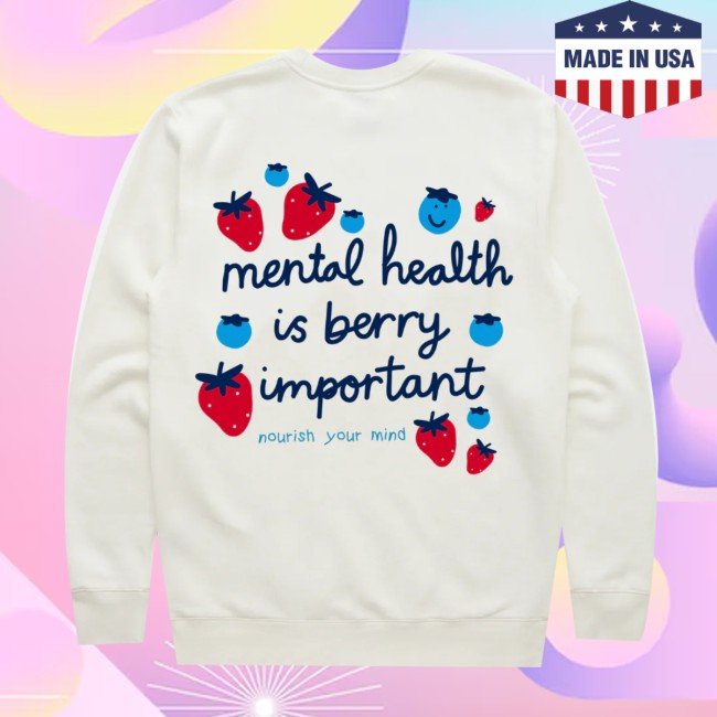 Happiness Project Store Merch Berry Important Crewneck Happiness Project Store Merch Berry Important Crewneck