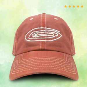 Online Ceramics Store Merch Shooting Star Hand Dyed Orange Hat