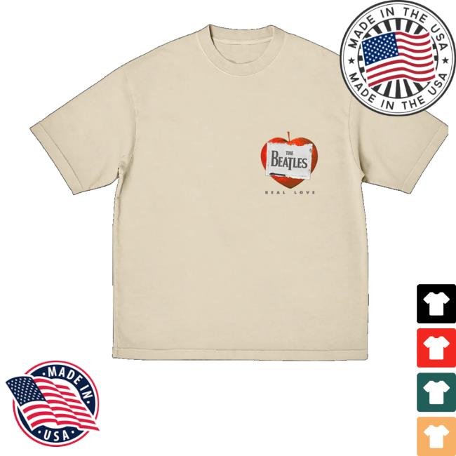The Beatles Merch Store Shop Real Love T-Shirt The Beatles Merch Store Shop Real Love T-Shirt