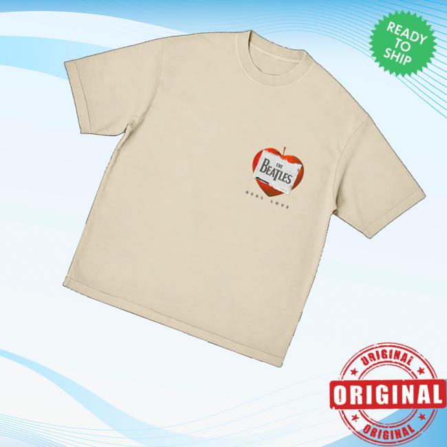 The Beatles Merch Store Shop Real Love T-Shirt The Beatles Merch Store Shop Real Love T-Shirt