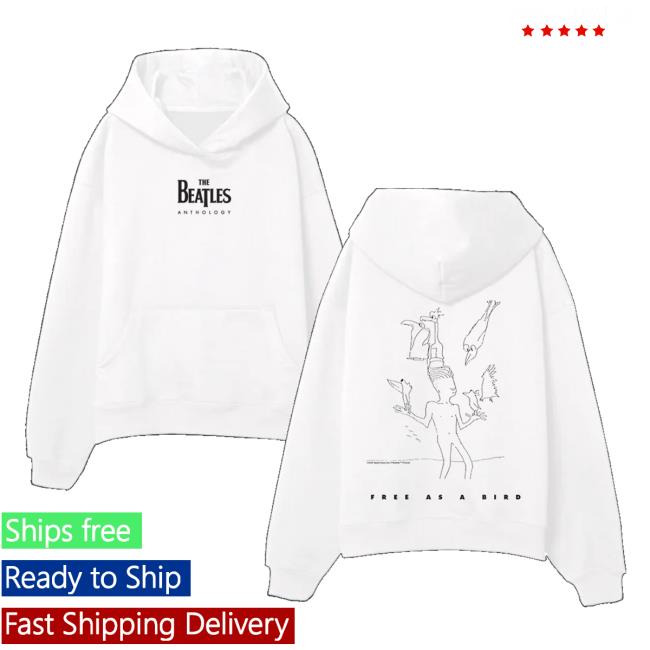 The Beatles Merch Store Shop Free As A Bird Hoodie The Beatles Merch Store Shop Free As A Bird Hoodie