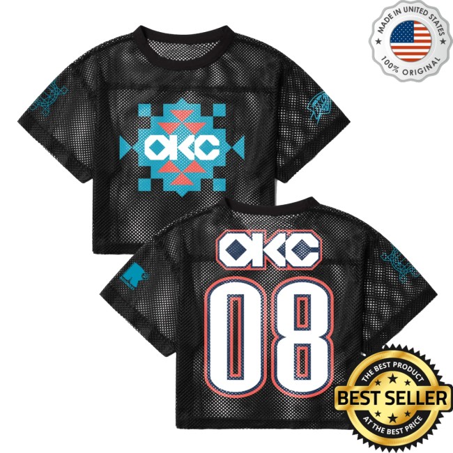 Official Okc Thunder Store Merch Okc Thunder X Round21 Native Heritage Mesh Top Official Okc Thunder Store Merch Okc Thunder X Round21 Native Heritage Mesh Top