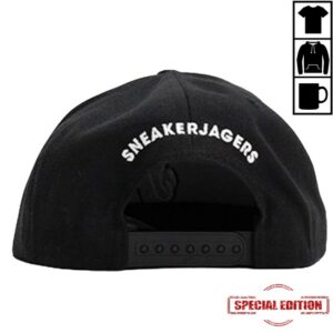 Sneakerjagers Store Merch Sneakerjagers Classic Snapback Cap Black White