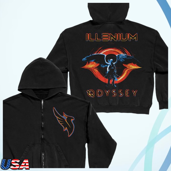 Illenium Store Merch Odyssey Zip Hoodie Illenium Store Merch Odyssey Zip Hoodie
