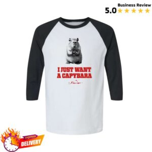 Sombr Merch Store I Just Want A Capybara Tee