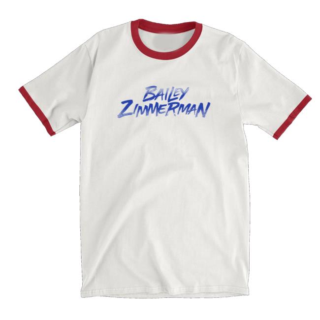 Bailey Zimmerman Merch Store Shop Bz Dnsr 2026 Tour Vintage White Red Ringer Tee