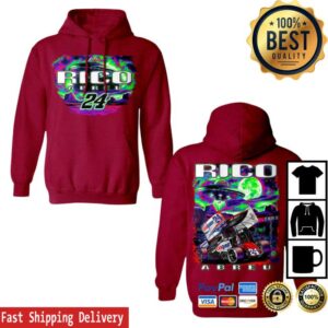 Rico Abreu Merch Store Project 24 Red Hoodie