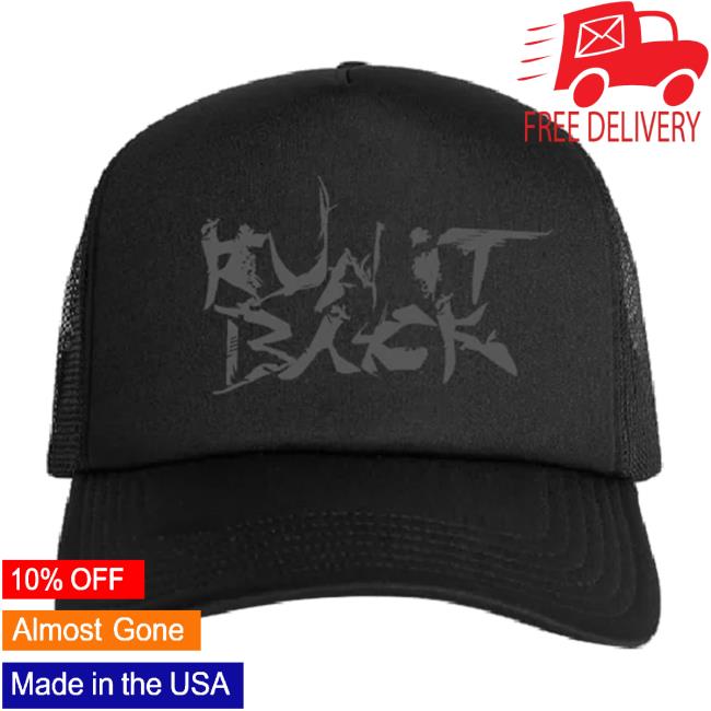South Summit Merch Store Run It Back Black Trucker Cap South Summit Merch Store Run It Back Black Trucker Cap