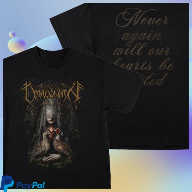 Indiemerchstore Draconian Never Again Will Our Hearts Be Healed T-Shirt Indiemerchstore Draconian Never Again Will Our Hearts Be Healed T-Shirt