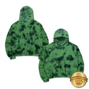 Skylrk Merch Store Reverse Hoodie Mint Space Dye