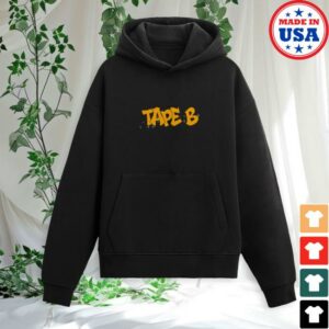 Tape B Merch Store Tape B Drippin Hoodie Black