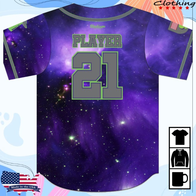 Stadium Sports Apparel Store Merch Invaders Galaxy Full Button Jersey Stadium Sports Apparel Store Merch Invaders Galaxy Full Button Jersey