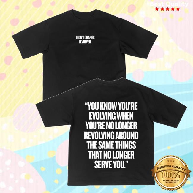 Aj Mcqueen Merch Store Shop I Evolved Shirt Aj Mcqueen Merch Store Shop I Evolved Shirt