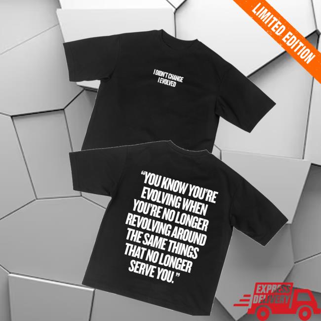 Aj Mcqueen Merch Store Shop I Evolved Shirt Aj Mcqueen Merch Store Shop I Evolved Shirt