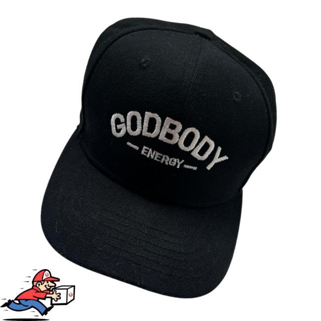 Aj Mcqueen Merch Store Shop God Body Energy Black Baseball Cap Aj Mcqueen Merch Store Shop God Body Energy Black Baseball Cap
