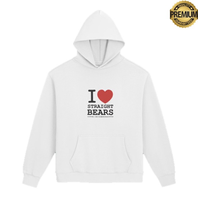 Something’s Off Pod Fourthwall Store Merch I ❤️ Straight Bears Hoodie Something’s Off Pod Fourthwall Store Merch I ❤️ Straight Bears Hoodie