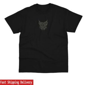 Vicious Instinct Merch Store Defeated Sanity Oversize Charcoal Logo Tee