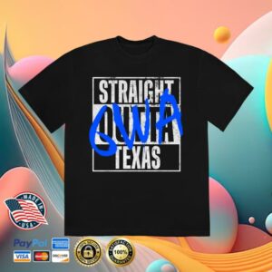 600 Entertainment Merch Store Straight Outta Texas Tee Black