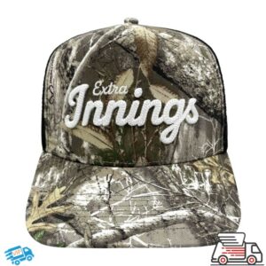 Innings Festival Store Merch Script Wood Camo Trucker Hat