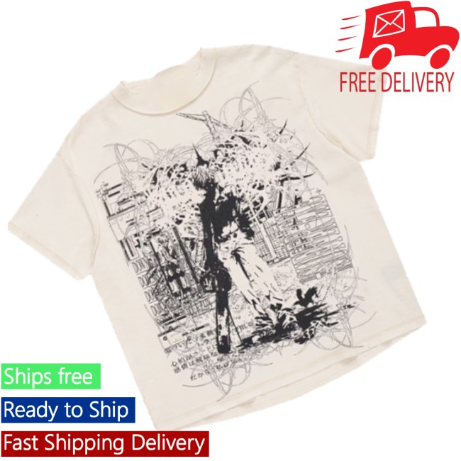 Drop Dead Clothing Store Merch Chainsaw Boxy T-Shirt Drop Dead Clothing Store Merch Chainsaw Boxy T-Shirt
