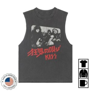 Kiss Official Store Merch Shout It Out Loud Japan Cover Muscle Tee