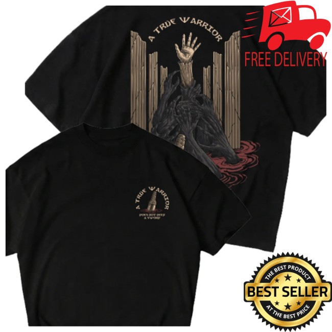 Otaku Complex Store Merch A True Warrior T-Shirt Black Otaku Complex Store Merch A True Warrior T-Shirt Black