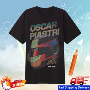 Mclaren Store Merch Mclaren F1 Puma Oscar Piastri Australia T-Shirt