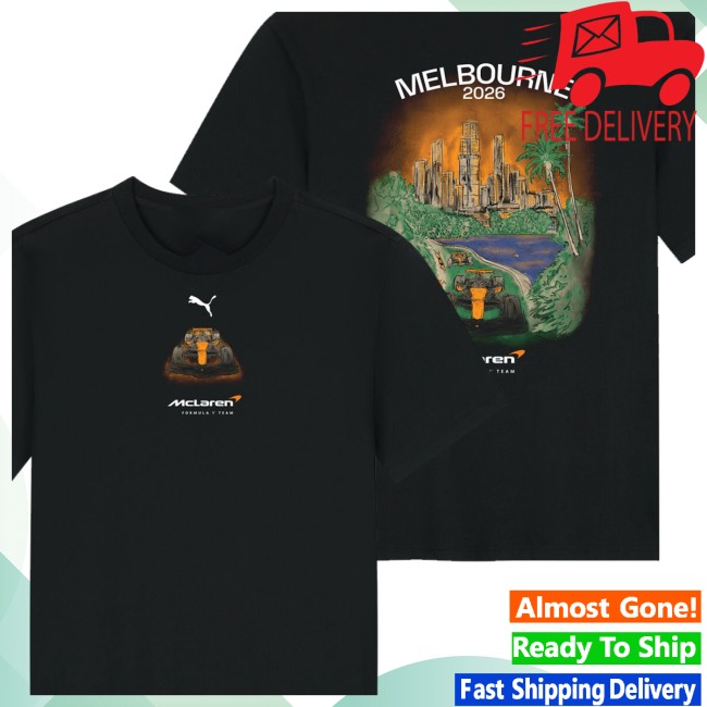 Mclaren Store Merch Mclaren F1 Puma Melbourne T-Shirt Mclaren Store Merch Mclaren F1 Puma Melbourne T-Shirt