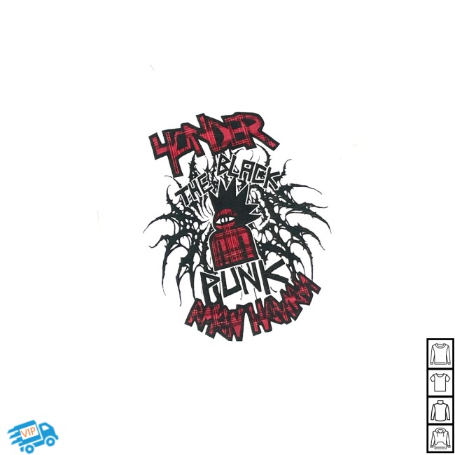 Ryan Hawaii Store Merch Yonder The Black Punk T-Shirt Ryan Hawaii Store Merch Yonder The Black Punk T-Shirt