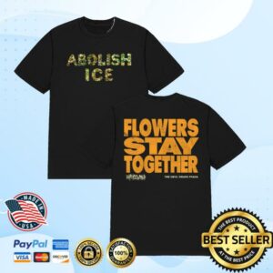 Tdwpband Merch Store Shop Flowers Stay Together X Abolish Ice Tee