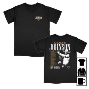 Cody Johnson Merch Store Shop 2026 Tour Photo Tee