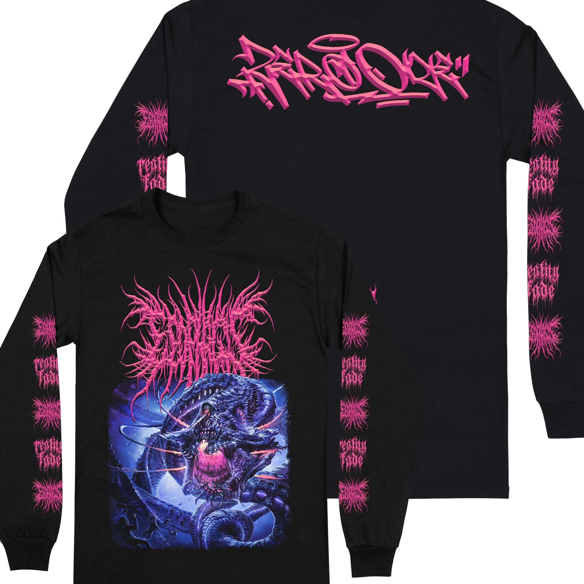 Reality Fade Merch Store Esophagus ‘Zero One’ Long Sleeve Reality Fade Merch Store Esophagus ‘Zero One’ Long Sleeve