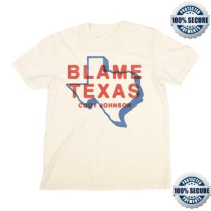 Cody Johnson Merch Store Blame Texas Tee