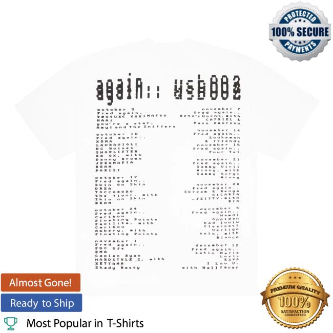 Cpfm Fred Again Merch Store Usb002 101010 Og Tee Cpfm Fred Again Merch Store Usb002 101010 Og Tee