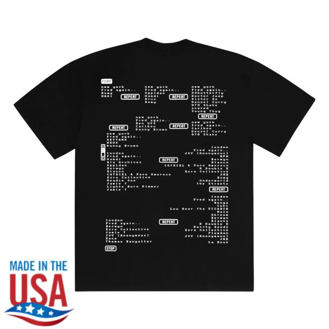 Cpfm Fred Again Merch Store Usb002 Play Tee Cpfm Fred Again Merch Store Usb002 Play Tee