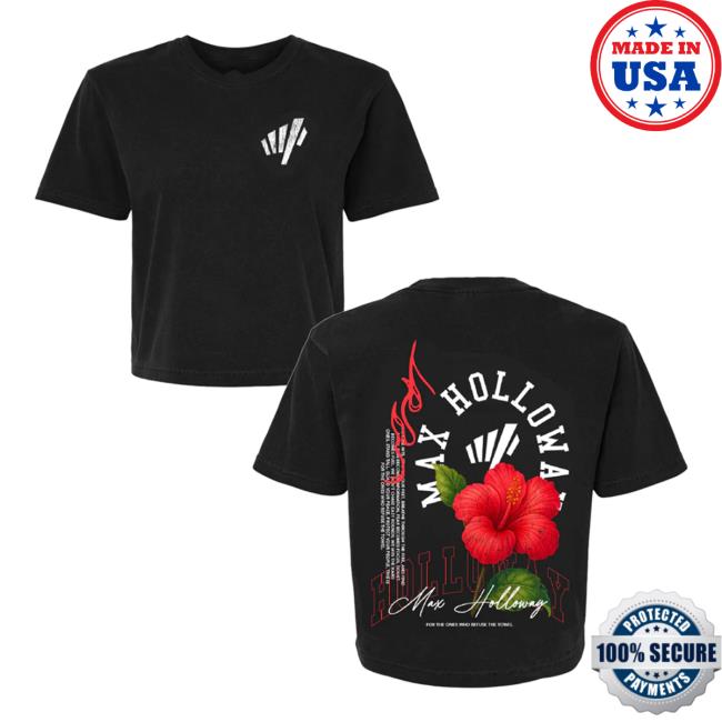 Max Holloway Merch Store Max Holloway Honolulu Womens Crop Top Max Holloway Merch Store Max Holloway Honolulu Womens Crop Top