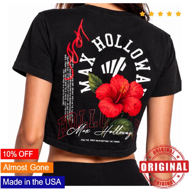Max Holloway Merch Store Max Holloway Honolulu Womens Crop Top Max Holloway Merch Store Max Holloway Honolulu Womens Crop Top