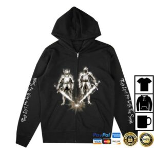 Paris Texas Merch Store Tlmwasg Zip Up Hoodie Black