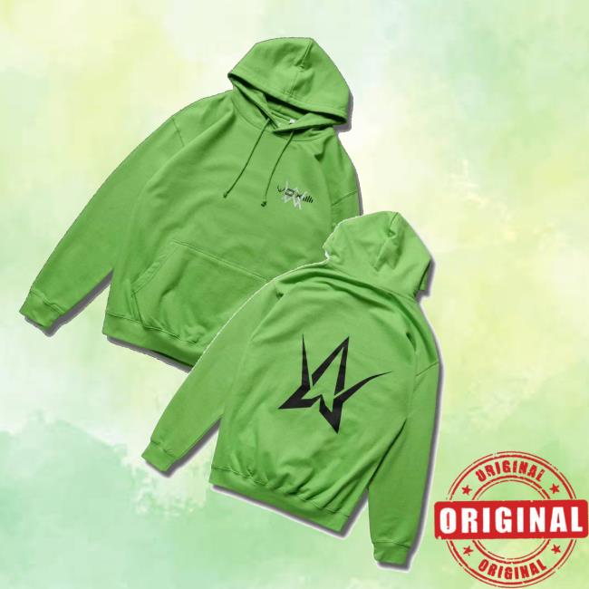Alan Walker Merch Shop Walker Stage Hoodie Green Alan Walker Merch Shop Walker Stage Hoodie Green