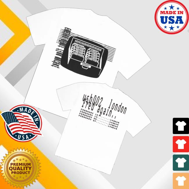 Cpfm Fred Again Merch Shop Usb002 10 Shows London Tee Cpfm Fred Again Merch Shop Usb002 10 Shows London Tee