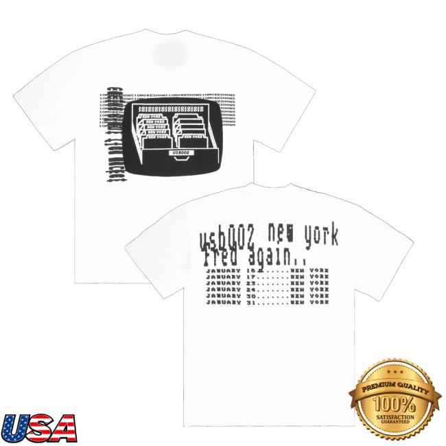 Cpfm Fred Again Merch Shop Usb002 101010 New York Tee Cpfm Fred Again Merch Shop Usb002 101010 New York Tee