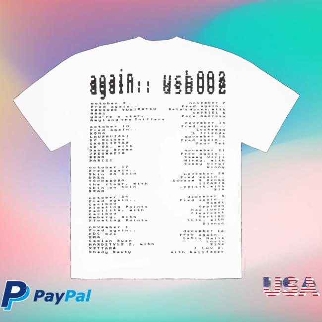 Cpfm Fred Again Merch Shop Usb002 101010 Og Tee Cpfm Fred Again Merch Shop Usb002 101010 Og Tee