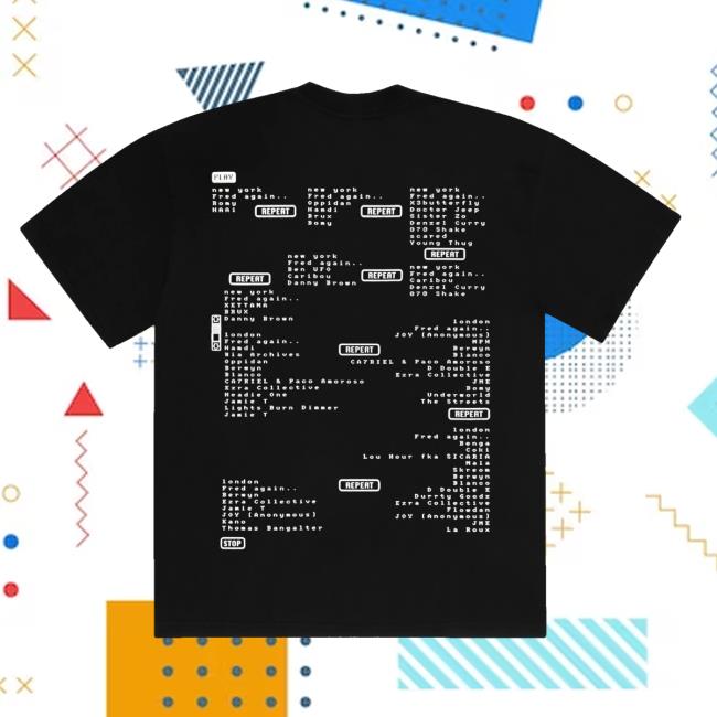 Cpfm Fred Again Merch Shop Usb002 Play Tee Cpfm Fred Again Merch Shop Usb002 Play Tee