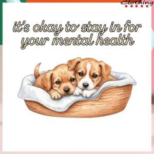 Self Care Is For Everyone Store Merch It’s Okay To Stay In For Your Mental Health Shirt