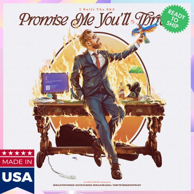 I Built The Sky Merch Store Promise Me You’ll Thrive Album T-Shirt I Built The Sky Merch Store Promise Me You’ll Thrive Album T-Shirt